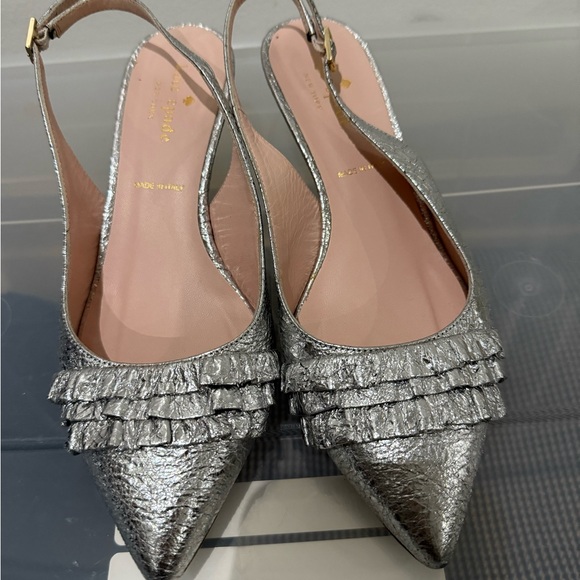 Kate Spade Silver Slingback - Picture 3 of 6